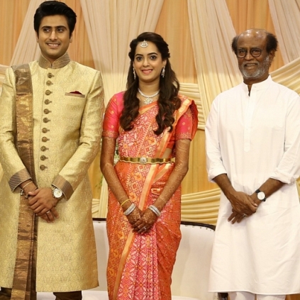 AVM Saravanan granddaughter Aparna Guhans star studded reception