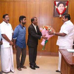G.V.Prakash meets Tamil Nadu Chief Minister