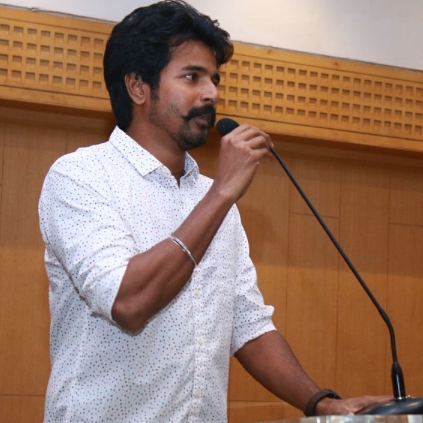 Sivakarthikeyan's speech during Velaikkaran press meet
