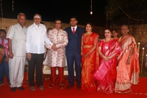 Y Gee Mahendra's Son Harshavardhana - Shwetha Reception