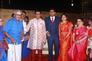 Y Gee Mahendra's Son Harshavardhana - Shwetha Reception