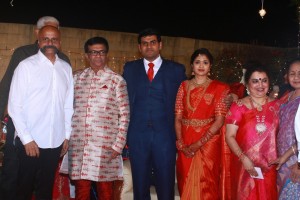 Y Gee Mahendra's Son Harshavardhana - Shwetha Reception