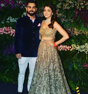 Virat Kohli And Anushka Sharma Reception