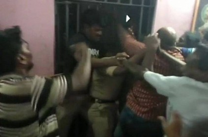 Cops beaten up in police station in Andhra Pradesh on Wednesday