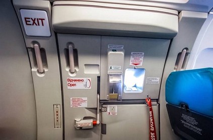 Delhi: Man tries to open plane\'s exit door instead of toilet