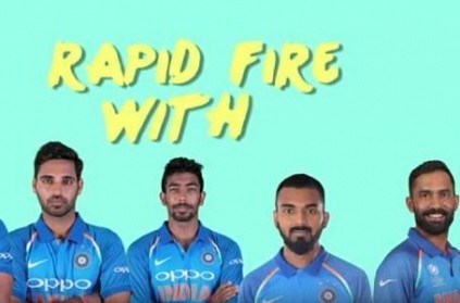 Indian Cricket players rapid-fire questions video goes viral