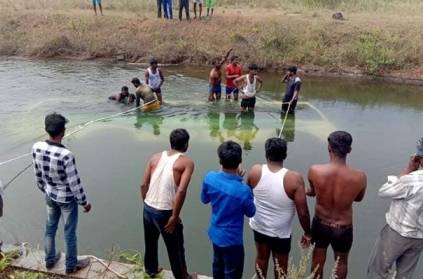 people dead including children after bus fell into canal Karnataka