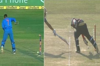 Watch:Shahzad tries to emulates MSDhoni on the pitch viral video