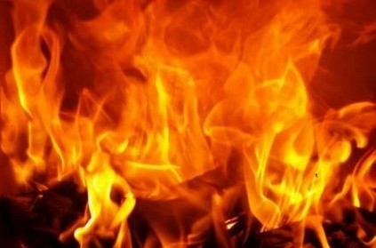 Massive fire in Ennore, 60 huts were destroyed