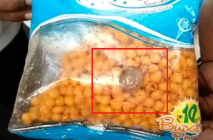 Tamil Nadu man finds live snail inside snack pack