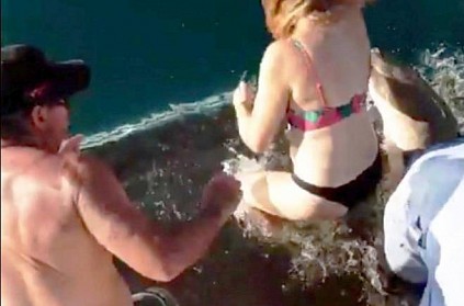 Australia: Woman gets pulled in by shark