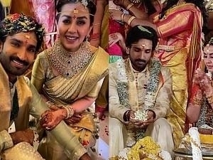 Aadhi and Nikki Galrani are now husband and wife officially - pics from the wedding ceremony go viral!
