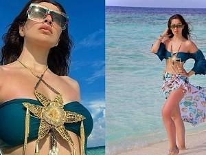 Actress Raai Laxmi's Maldives beach vacation videos go viral