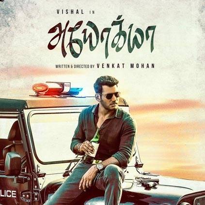 AR Murugadoss releases the first look poster of Vishal's Ayogya