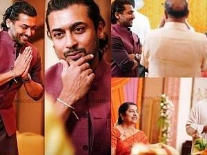 Stars attend celebrity wedding: Viral pics of Suriya, Suhasini, Mani Ratnam and more!