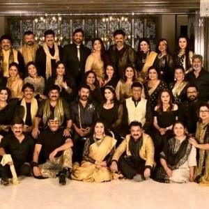 Chiranjeevi hosts 80s reunion bash in Hyderabad ft Mohanlal Jackie Shroff Nagarjuna Chiranjeevi hosts 80s reunion bash in Hyderabad ft Mohanlal Jackie Shroff Nagarjuna