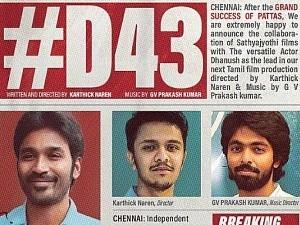 Latest 'Big' update for D43: Dhanushians excited for this special reason!