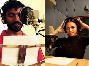 In the voices of Dhanush and Aditi Rao Hydari: Latest song promo goes viral!