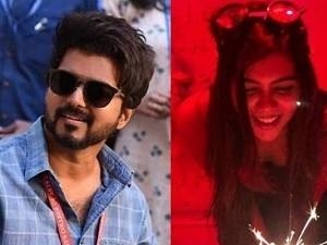 “Usually I’m an actor but today I’m a fan..” - Popular heroine's sweet wishes to Thalapathy Vijay!