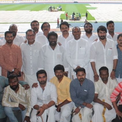 Karthi Nassar and others at the ticket sales inauguration of Star Night