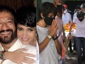 Mandira Bedi smashes gender norms; conducts last rites of her husband - Heartbreaking VIDEO!