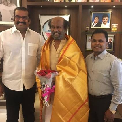Napoleon seeks blessings from Superstar Rajinikanth for Christmas Coupon film