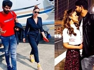 Nayanthara and Vignesh Shivn arrives in style amidst Corona scare for Onam, pics go viral