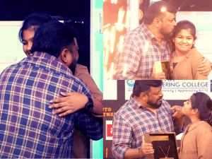 Gobinath turns emotional seeing his daughter in the stage - VIDEO!