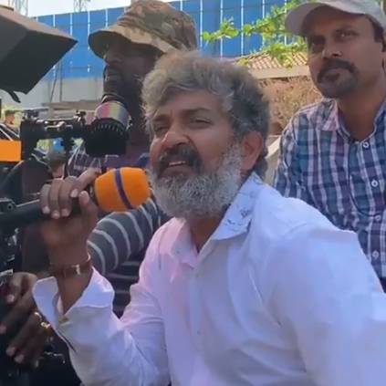 New video from the shooting spot of Rajamouli's RRR film