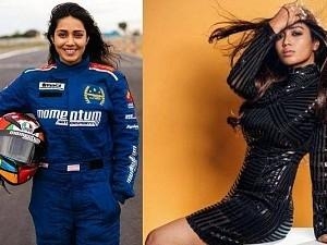 Nivetha Pethuraj achieves a new mass feat - stuns in car racing; video goes VIRAL!