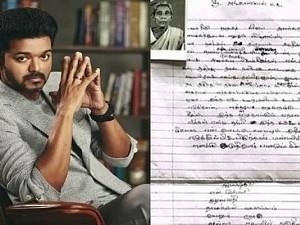 Aged woman writes a letter to Beast actor Thalapathy Vijay seeking help