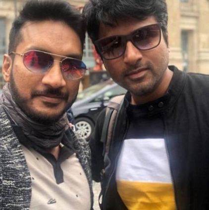 Pic of Sivakarthikeyan along with his boys Vignesh Shivn and others in France go viral