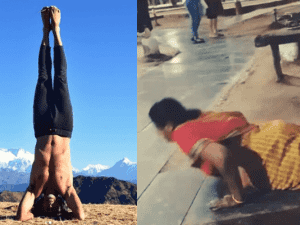 Popular actor makes fan do push-ups on streets when she asked him for a selfie - VIDEO!