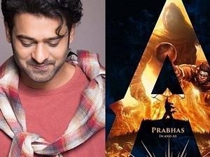 Prabhas announces his mythological next movie, releases massive first look poster ft Adipurush