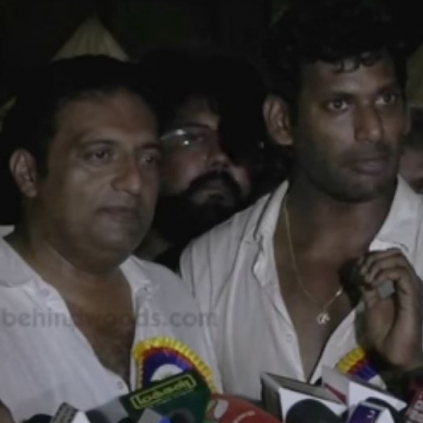 Producer council election victory speech of Prakash Raj SR Prabhu KE Gnanavel Raja Kathiresan