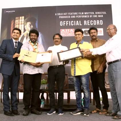 R Parthiepan’s Oththa Seruppu wins the Asia Book of Records and India Book of Records