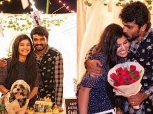 Raja Rani actor Sidhu romantic birthday celebration goes Viral