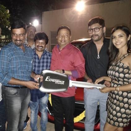 RJ Balaji - Priya Anand’s LKG producer Ishari K.Ganesh gifts car to director K.R.Prabhu