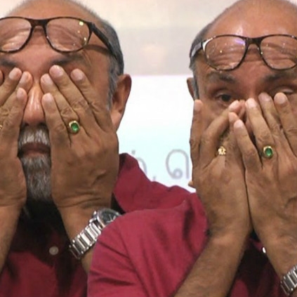 Sathyaraj breaks down into tears while talking about Asifa Sathyaraj breaks down into tears while talking about Asifa