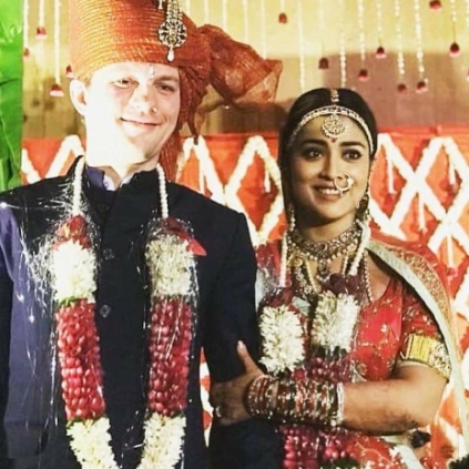 Shriya Saran gets married to her longtime boyfriend Andrei Koscheev