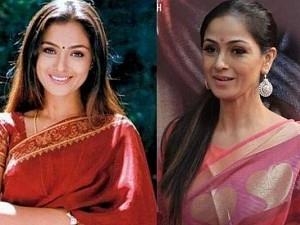 Simran posts throwback pic on wearing saree from then till now