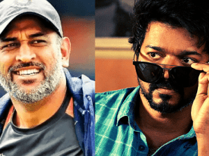 Thala Dhoni gets a special birthday wish in Thalapathy Vijay's MASTER style; viral pic