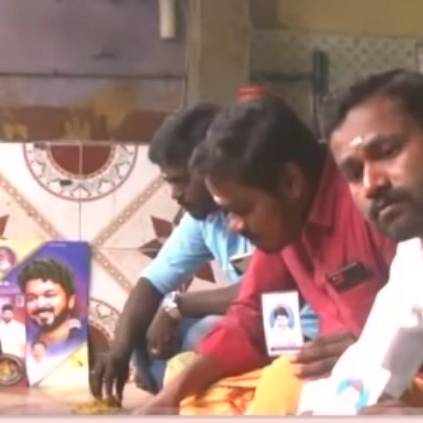 Thalapathy Vijay fans offer special prayers for Bigil success