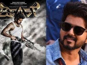 Thalapathy Vijay's MASS avatar in BEAST has celebrities pouring in wishes; Fans super excited!
