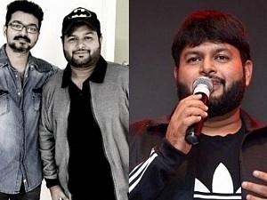 Thalapathy65 Music director Thaman’s latest video playing cricket