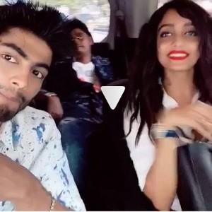 Tharshan shares a fun-ride video with Mugen Sandy and Abhirami