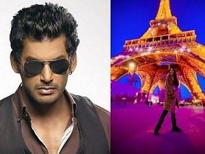 Vishal to act with this young heroine for the first time - viral shoot pooja pics