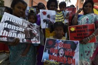 Seeman, Thirumavalavan Protests Against The Killings in Syria